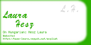 laura hesz business card